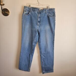 LL Bean Classic Fit Mens Jeans, Blue, Sz 42x34